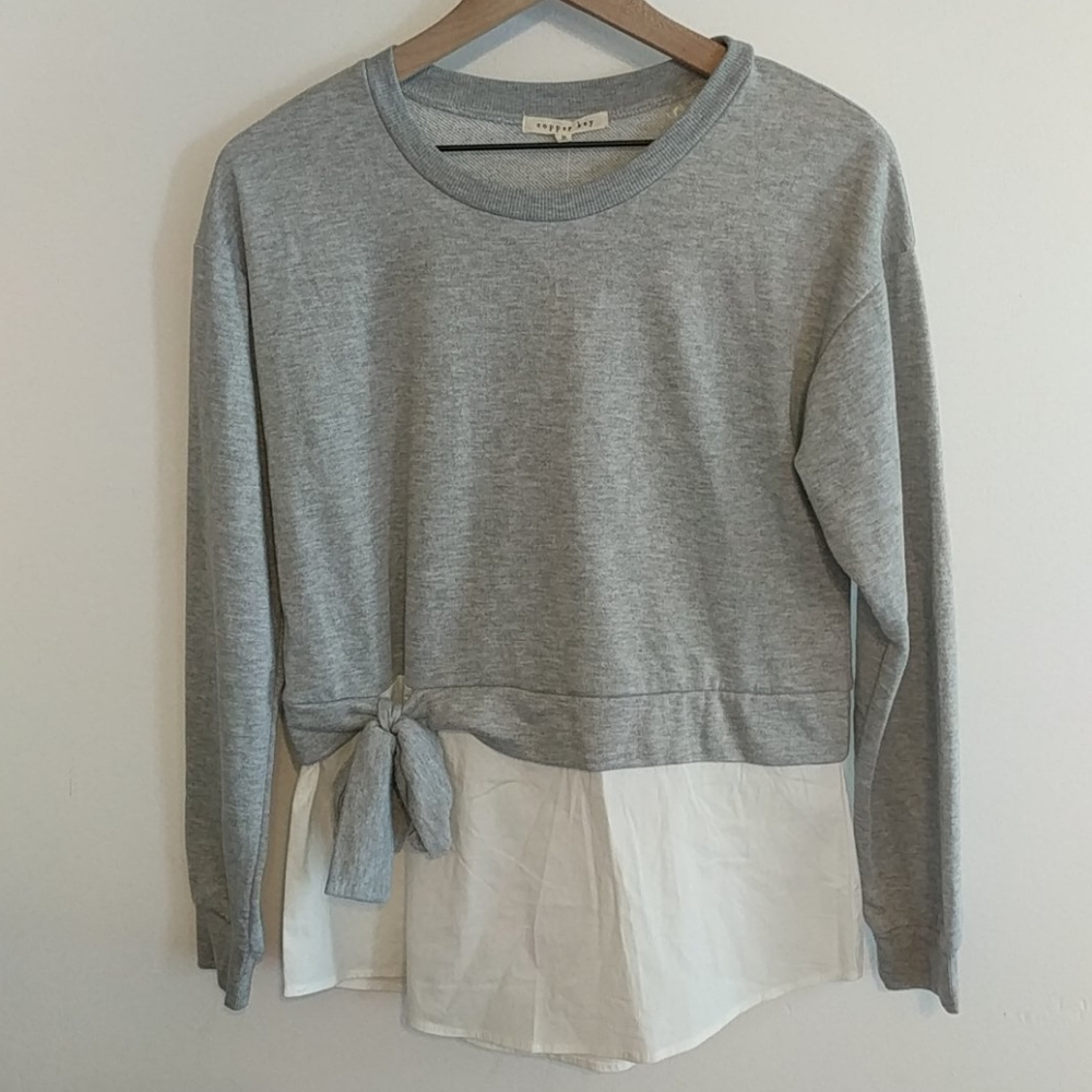 Copper Key Dual Tone Sweater Shirt - NWT *
